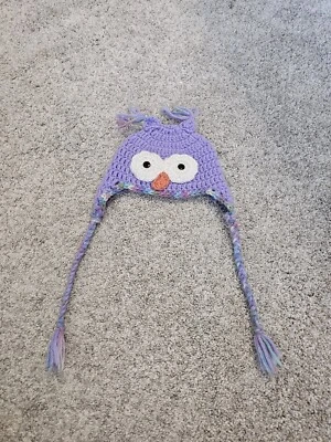 Sombrero de invierno púrpura claro sin marca para niñas talla única Foto 1 de 4