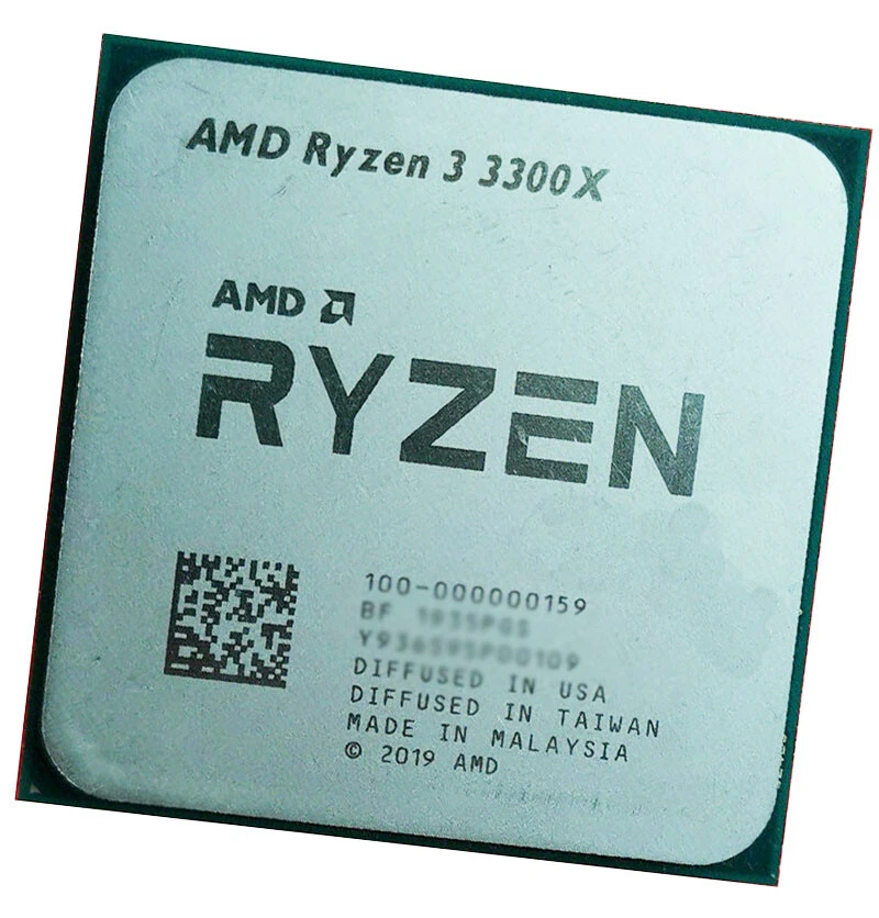 AMD Ryzen 3 3300x r3-3300x 3.8-4.3gh 4 Core 8thr 65w interface am4 CPU processor - Image 1 of 1