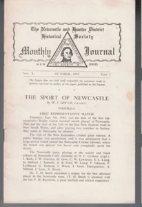 NEWCASTLE AND HUNTER DISTRICT HISTORIC SOCIETY, DIARIO MENSUAL, OCTUBRE 1955 - Imagen 1 de 1