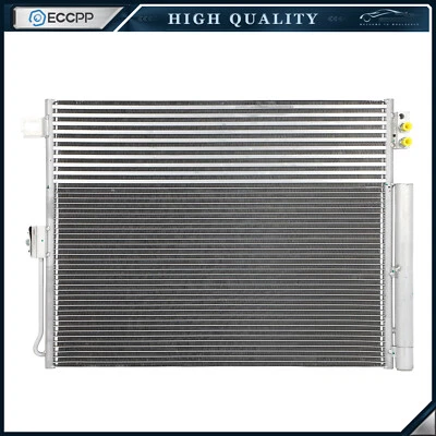 Fits AC3893 New A/C Aluminum Condenser Replacement for 11-14 Jeep Grand Cherokee - Image 1 of 4