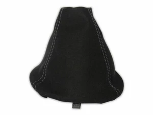 Gear Boot + Frame For Fiat Abarth 500 595 695 2008-2018 Suede Grey Stitching - Picture 1 of 5