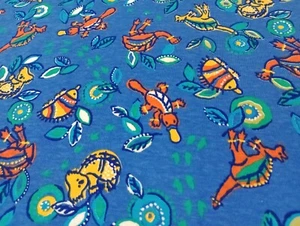 150CM ABORIGINAL KOALA KANGAROO SUPERSOFT COTTON JERSEY FABRIC MADE IN AUSTRALIA - Picture 1 of 2