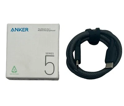 NEW Anker 543 USB-C to USB-C Cable (3ft Bio-Naylon) A80E5 - Image 1 of 4