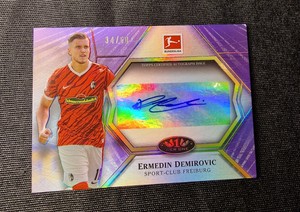 2021-22 Topps Tier One Bundesliga Ermedin Demirovic Auto /50