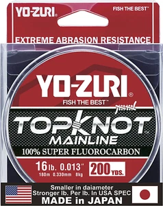 Topknot Mainline Natural Clear 200 Yards Fluorocarbon Fishing Line - Picture 1 of 12
