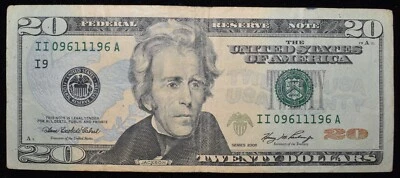 $20 dollar bill 2006 (SKU#108) - Image 1 of 2