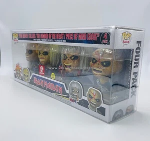 0.50mm Box Protector FUNKO POP! ONLY FITS the OLDER IRON MAIDEN 4 Pack NO POPS! - Picture 1 of 7