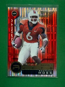 2001 Leaf Quantum Football Infinity Red #224 Santana Moss RC /35 - Picture 1 of 2
