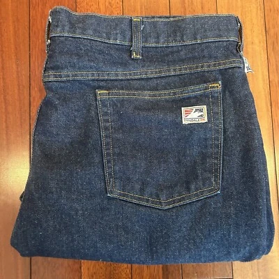 Pantalones de mezclilla para hombre Tyndale FR MVM Rodeo J230T ignífugos 42x30 CAT 2 hechos en EE. UU. Foto 1 de 4