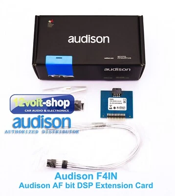 Audison FORZA F4IN; AF bit DSP analog input extension card; 3.2 ÷ 32 VRMS - Image 1 of 3