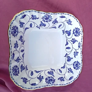 Ensalada/tazón cuadrado Spode AZUL CORONEL medidas9 ins.23 cms. Cuadrado - Imagen 1 de 4
