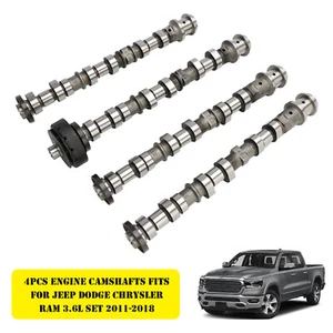 4Pcs Engine Camshafts Fits For Jeep Dodge Chrysler Ram 3.6L Set 2011-2018 UI - Picture 1 of 14