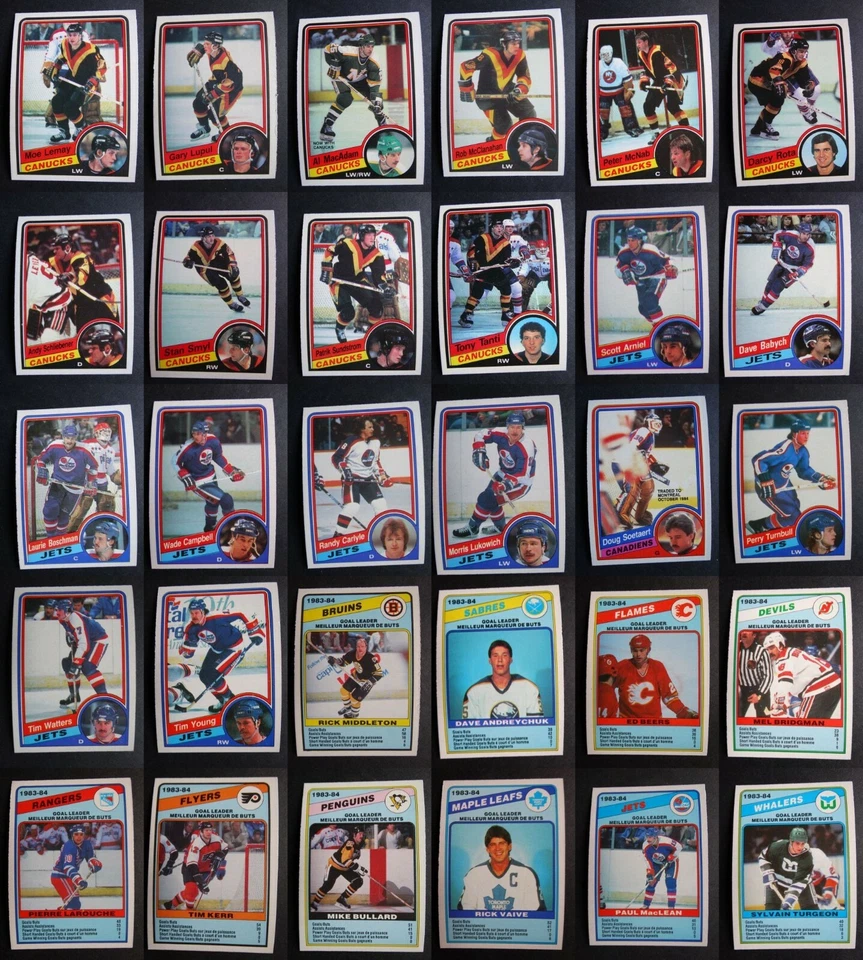 1984-85 O-Pee-Chee OPC Hockey Cards Complete Your Set U You Pick List 201-396 - Image 1 of 1