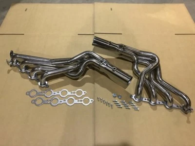 FOR Camaro Trans Am STAINLESS HEADERS STAINLESS Long Tube LS1 SS Z28 F-BODY - Image 1 of 2