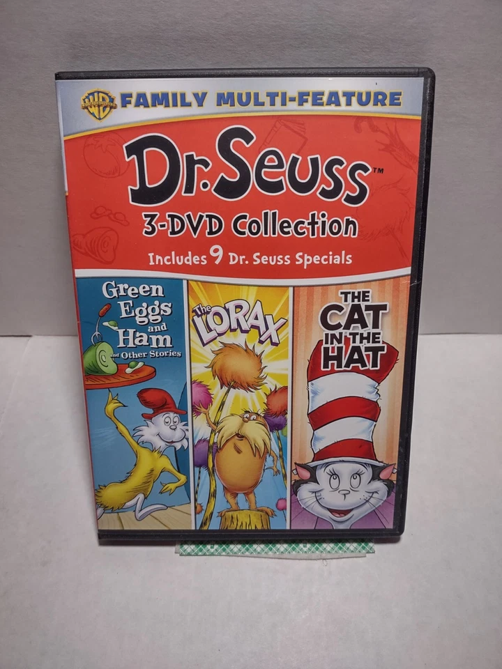 Dr. Seuss 3 dvd collection Green Eggs/Lorax/Cat in the Hat - Image 1 of 1