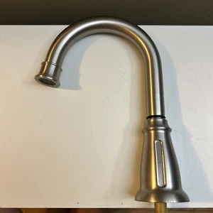 Moen 84947SRN Banbury Faucet Spot Res Replacement Part Spout Only Brushed Nickel - Picture 1 of 8