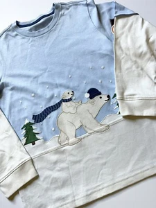 Gymboree Boys sz 10 Bear Hugs Polar Bear Top Shirt NWT Holiday Winter - Picture 1 of 3