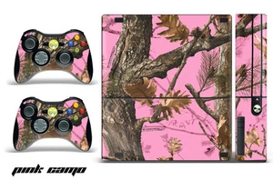 Skin Decal Wrap for Xbox 360 E Gaming Console & Controller Sticker Design PINK C - Picture 1 of 1