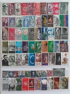 Ireland Stamps - 70 Diff. Mostly Large Commemorative F/VF Used 1937 Onward - Picture 1 of 1