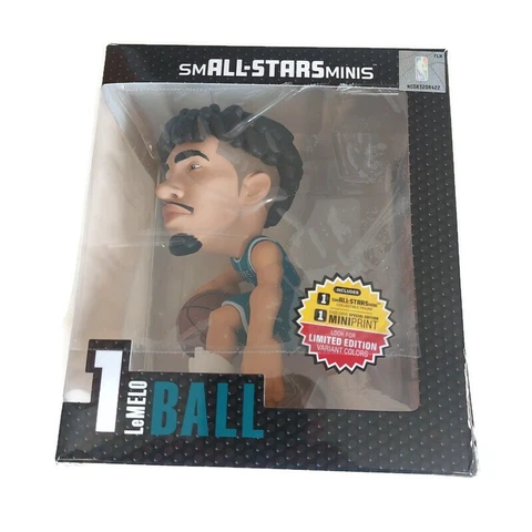 Lamelo Ball Charlotte Hornets 6 inch NBA smALL-STARS Minis Sealed New Cover