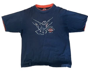 Vintage 1990s Harley Davidson Embroidered X-Large T-Shirt single stitch - Bild 1 von 6