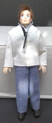 Dollhouse Miniature Porcelain Doctor Doll - Image 1 of 4
