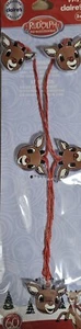 RUDOLPH THE RED NOSED REINDEER CHRISTMAS LIGHT UP NECKLACE CLAIRE'S HOLIDAY - Picture 1 of 3
