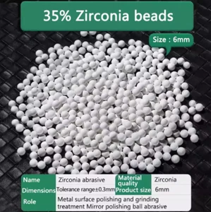 500g 35% ZrO2 Balls Yttria Stabilized Precision Zirconia Oxide Ceramic  j - Picture 1 of 5