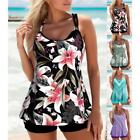 Bathing Suits For Women Tankini Set 2 Piece Loose Fit Stretch Swimming Sailing