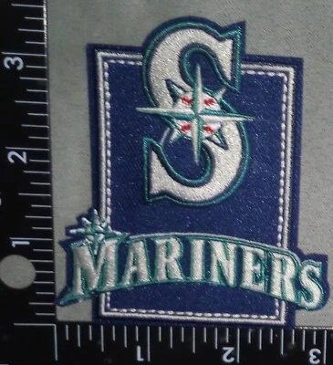 SEATTLE MARINERS BASEBALL IRON ON PATCHES
