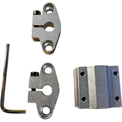 CNC Router Aluminum Clamp & Mounting Brackets Kit w/ Hex Key – Open Box - Image 1 of 4