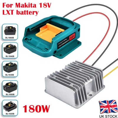 DC Voltage Converter Step Down For Makita 18V To 12V Battery Dock DIY Adapter UK