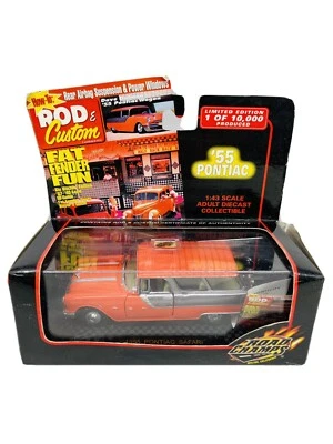 Pontiac Safari Station Wagon 1955 Road Champs escala 1/43 naranja plata Foto 1 de 4