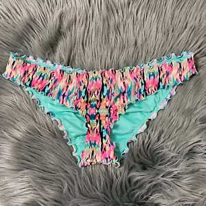 Shade & Shore Womens Bikini Bottom Swimsuit Sz M Multicolored #1076 - Picture 1 of 6