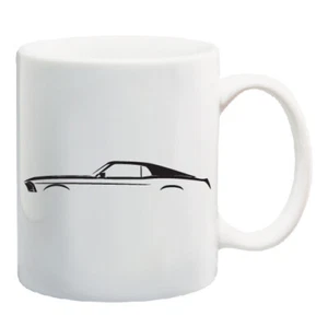 1969 Boss Ford Mustang Silhouette 11 Unzen Kaffeetasse 302 Racing Muscle Car Classic - Bild 1 von 1