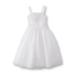 Rosenau Girls Dress Sleeveless Party Wedding Holy Communion size 8 NEW - Picture 1 of 3