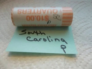 2000 South Carolina P State quarter roll mint roll - Picture 1 of 3