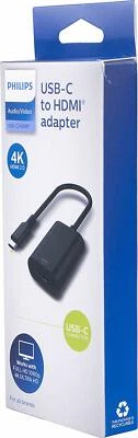 Philips USB-C to HDMI Adapter, Type C, 60 HZ, Unidirectional Compact Design. - Image 1 of 4