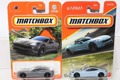 MATCHBOX #91 and #112 Karma GS-6 Revero Gray and Blue Variations Set of 2 - Image 1 of 3