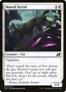 MANED SERVAL ~mtg NM-M Ikoria Common x4 - Picture 1 of 1