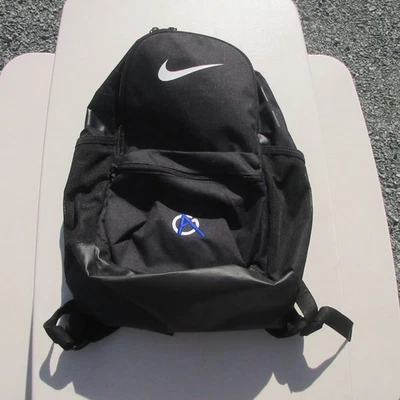Nike Negro Mochila Bolsa para Libros Unisex Deportes Escuela Laptop Manga RN#56323 Limpio Foto 1 de 4