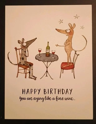 Funny Birthday Card ~ Smaller Card ~ Notions 3 7/8" x 5 1/16" - Image 1 of 4