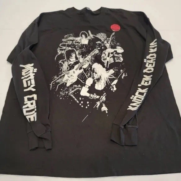 Motley Crue Official Tour 2022 Knock Em Dead Longsleeve T Size L - Image 1 of 1