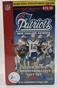 Juego de 55 cartas NUEVOS PATRIOTAS DE INGLATERRA Topps Super Bowl XXXIX Champions SELLADO DE FÁBRICA - Imagen 1 de 1