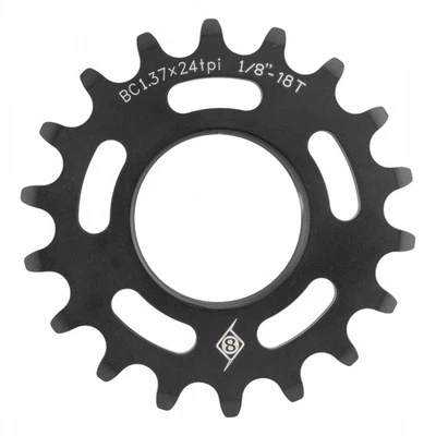 Origin8 18T Ultra-Strong Rust-Resistant Chromoly Track Cog, 1/8in Threaded - Image 1 of 2