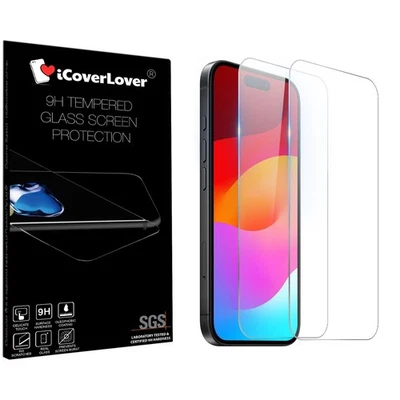 iCoverLover [2-Pack] For iPhone Air Tempered Glass Screen Protectors - image 1 of 4