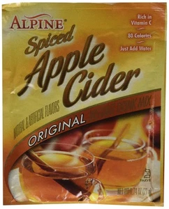 Spiced Apple Cider Instant Drink Mix 60 Pouches Just Add Water 44.4 Ounce - Picture 1 of 2