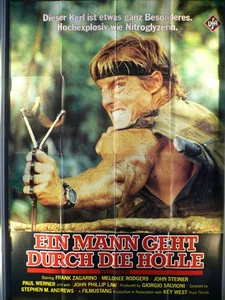 Ein Mann geht durch die Hölle - Frank Zagarino Videoposter 120x80cm gefaltet (g) - Picture 1 of 1
