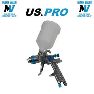 US PRO Gravity Feed HVLP Spritzpistole 1,4 Düse 600 mm Becher 8769 - Bild 1 von 5