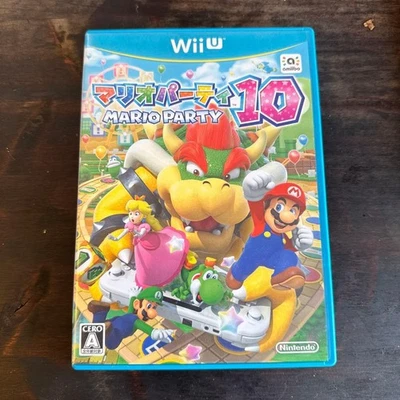 MARIO PARTY 10 Nintendo WII U Used Tested Japanese ver with Case - Image 1 of 3
